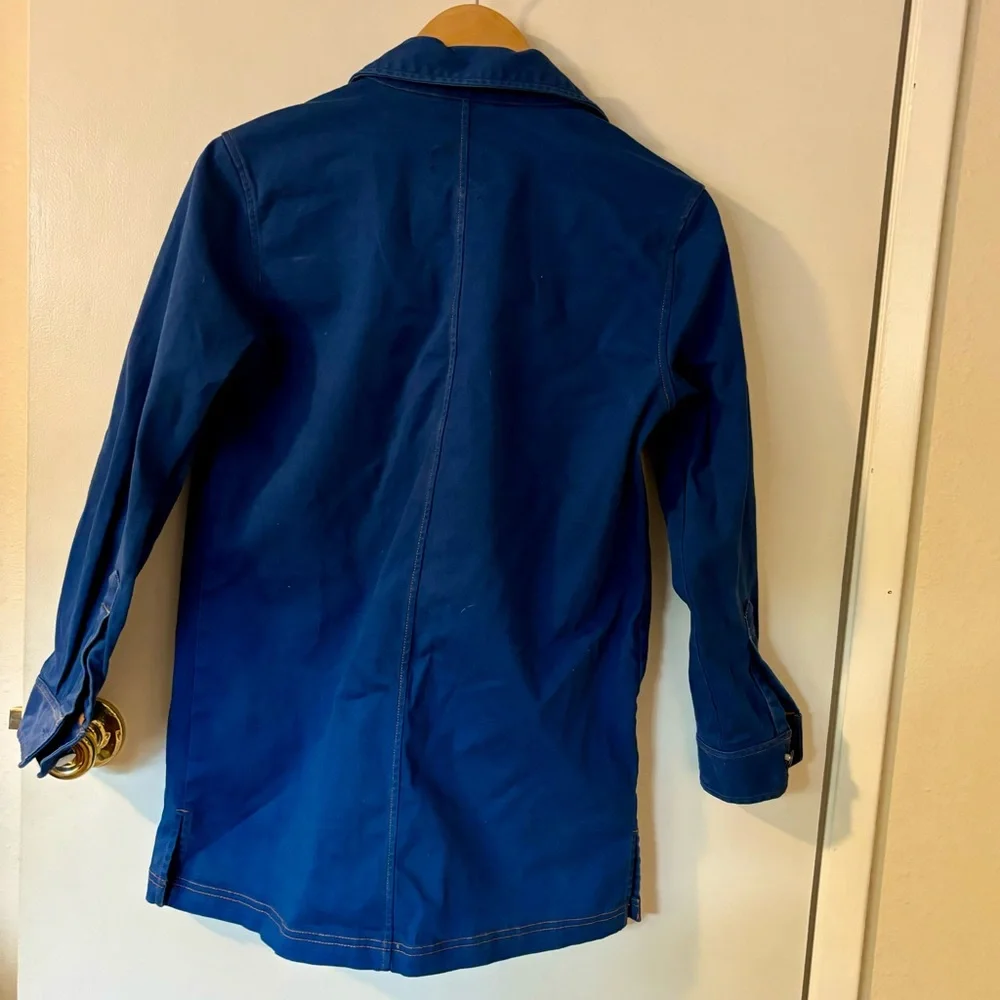 Wildfang The Essential Chore Coat Barn Jacket Cobalt Blue XS - Picture 2 of 5